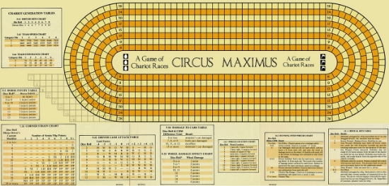 Picture of Circus Maximus Map, Reengineered, one inch squares