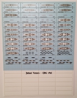 Picture of Jutland The Boardgamer v9n1 Counters