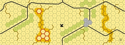 Picture of Imaginative Strategist Panzer Leader Desert Map K - 5/8 inch