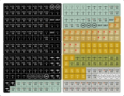 Picture of Third Reich Replacement and Variant Counters 1/2in 3R