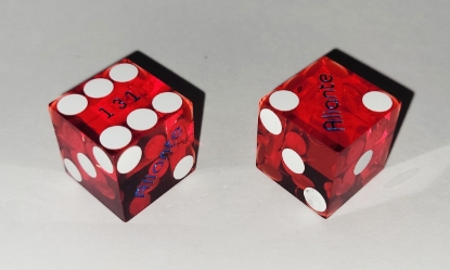 Picture of Casino Red Dice Pair - NEW!