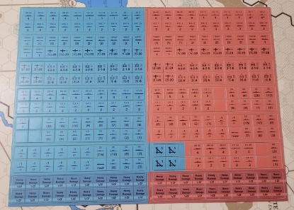 Picture of Blitzkrieg 85 Counters - from J. Cooper SPI style variant