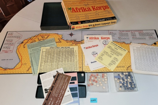 Camelot Games. Afrika Korps Used Board Game