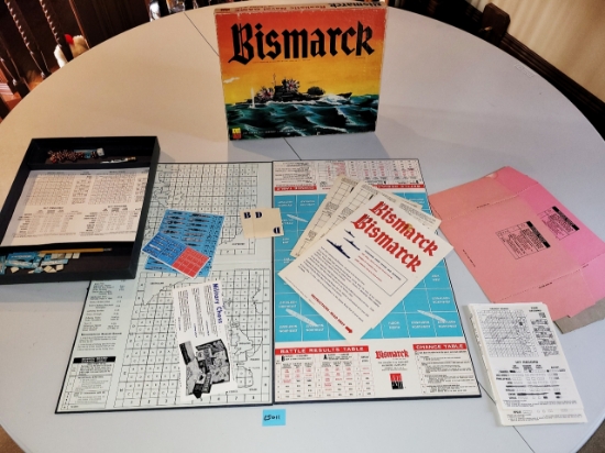 Picture of Bismarck 1st Ed Used Board Game - CJ011