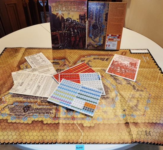 Camelot Games. Siege of Jerusalem UNPUNCHED Board Game - KL021