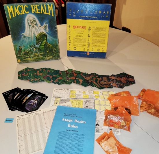 Camelot Games. Magic Realm Used Board Game - KL027