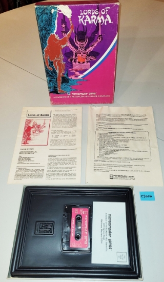 Picture of Lords of Karma Microcomputer Game Cassette - CJ016