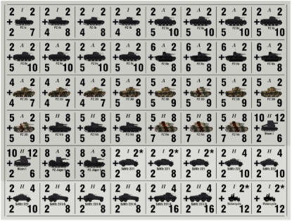Picture of Panzer Leader Blitz Quarter Page of CAMO German Early War Units
